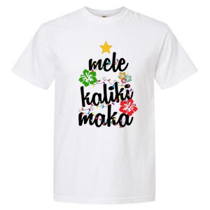 Mele Kalikimaka Festive Holiday Garment-Dyed Heavyweight T-Shirt