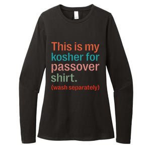 My Kosher For Passover Wash Separately Matzah Pesach Womens CVC Long Sleeve Shirt