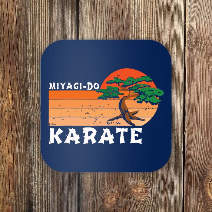 Miyagido Karate Funny Vintage Karate Bonsai Tree Coaster