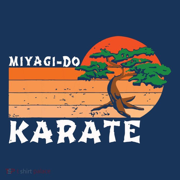 Miyagido Karate Funny Vintage Karate Bonsai Tree Women's V-Neck T-Shirt