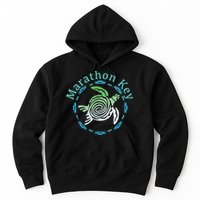 Marathon Key Florida Vintage Tribal Turtle Gift Hoodie