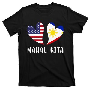 Mahal Kita Filipino American Lovers Pilipinas USA T-Shirt