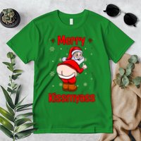 Merry Kissmyass Funny Santa Christmas Premium T-Shirt