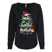 Mele Kalikimaka For Women Hawaiian Hawaii Christmas Womens California Wash Sweatshirt