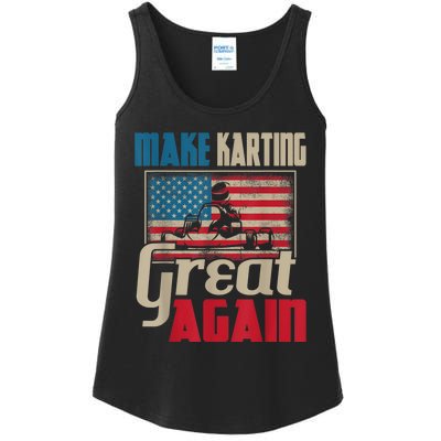 Make Karting Great Again Go Kart Racing Racer Karting Ladies Essential Tank