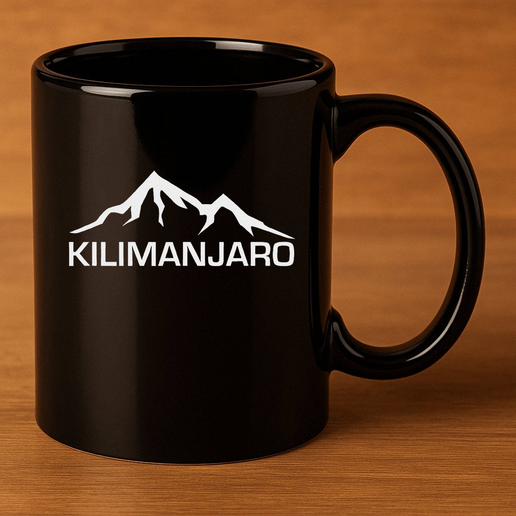 Mt. Kilimanjaro Graphic 11oz C Handle Ceramic Mug