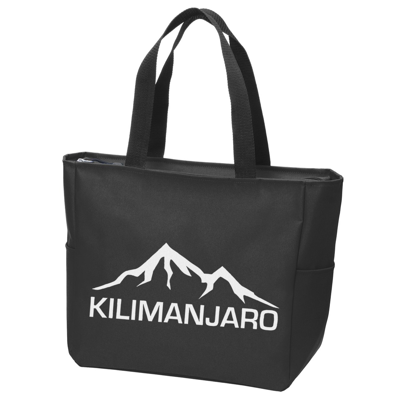 Mt. Kilimanjaro Graphic Zip Tote Bag