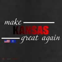 Make Kansas Great Again 7 Panel Mesh Trucker Snapback Hat