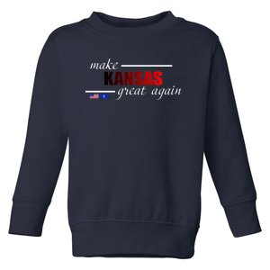 Make Kansas Great Again Toddler Sweatshirt