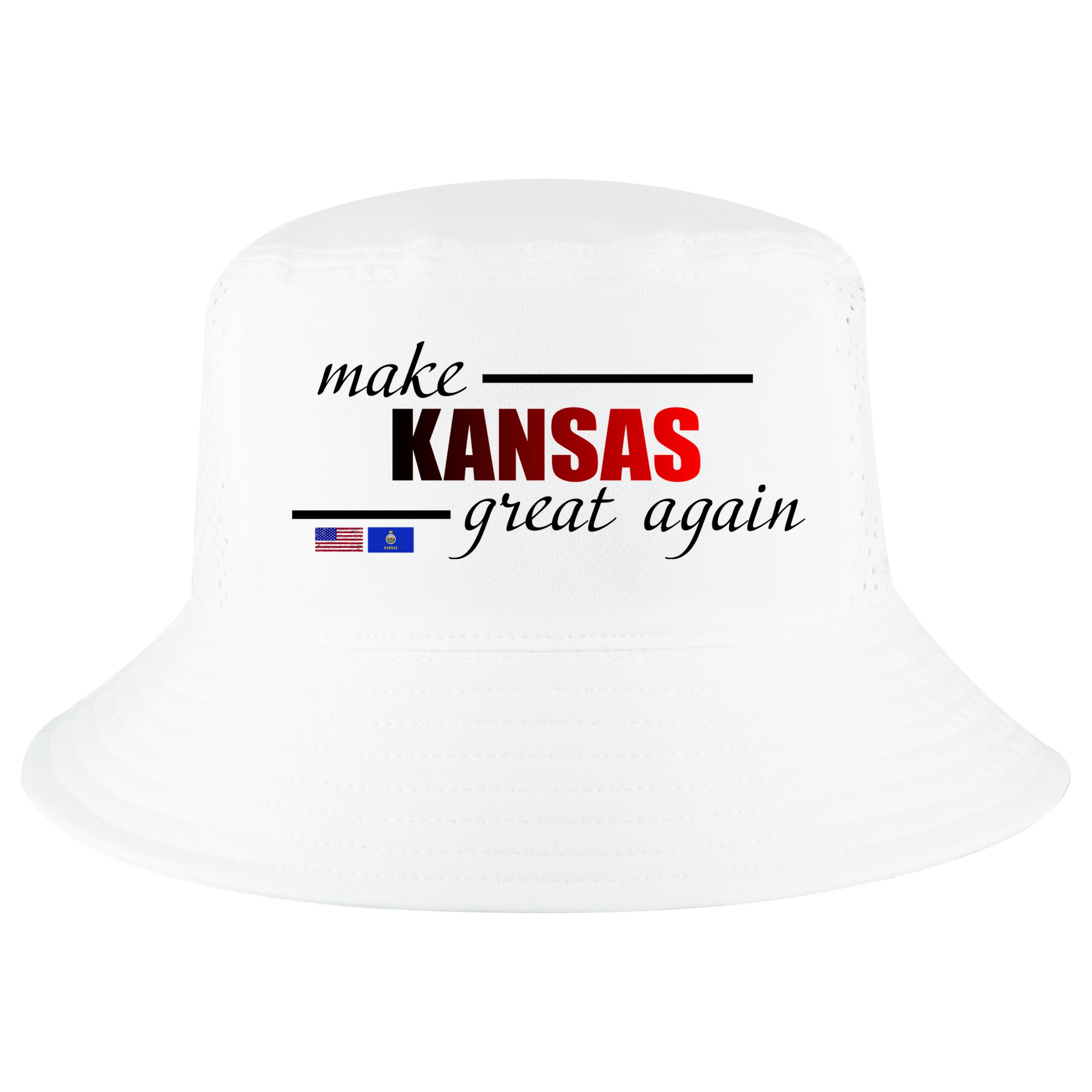 Make Kansas Great Again Cool Comfort Performance Bucket Hat