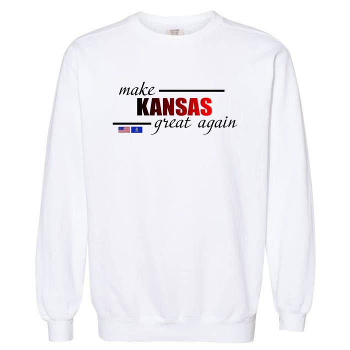 Make Kansas Great Again Garment-Dyed Sweatshirt