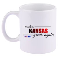 Make Kansas Great Again 11oz C Handle Ceramic Mug