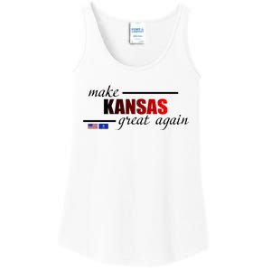 Make Kansas Great Again Ladies Essential Tank