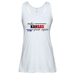 Make Kansas Great Again Ladies Essential Flowy Tank