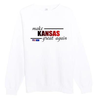 Make Kansas Great Again Premium Crewneck Sweatshirt