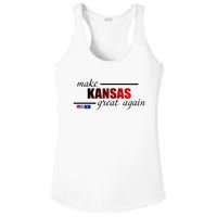 Make Kansas Great Again Ladies PosiCharge Competitor Racerback Tank