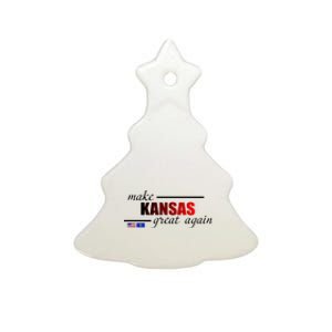 Make Kansas Great Again Ceramic Tree Ornament