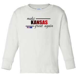 Make Kansas Great Again Toddler Long Sleeve Shirt