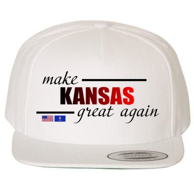 Make Kansas Great Again Wool Snapback Cap