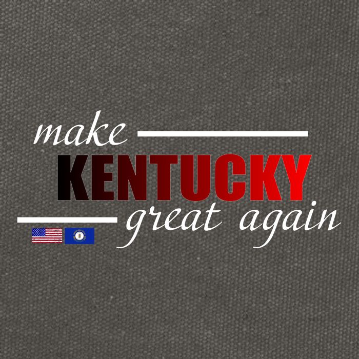 Make Kentucky Great Again Cotton Canvas Backpack