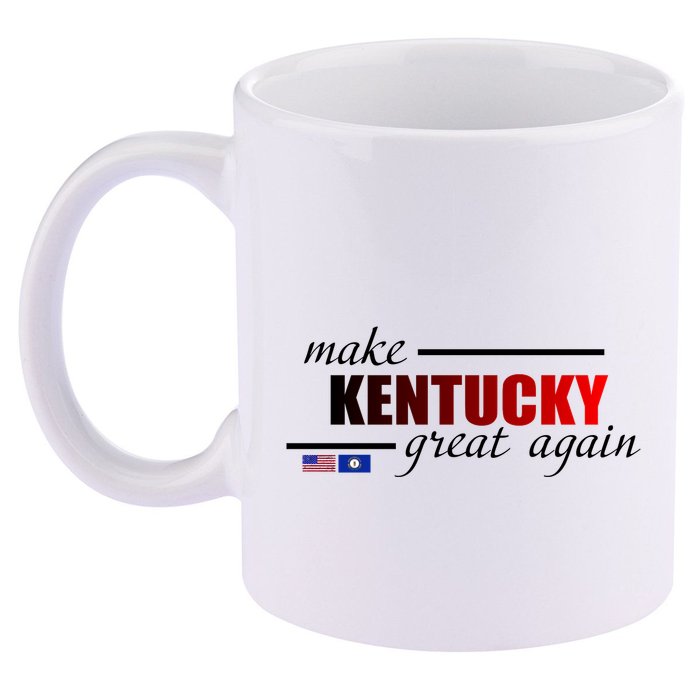 Make Kentucky Great Again 11oz C Handle Ceramic Mug