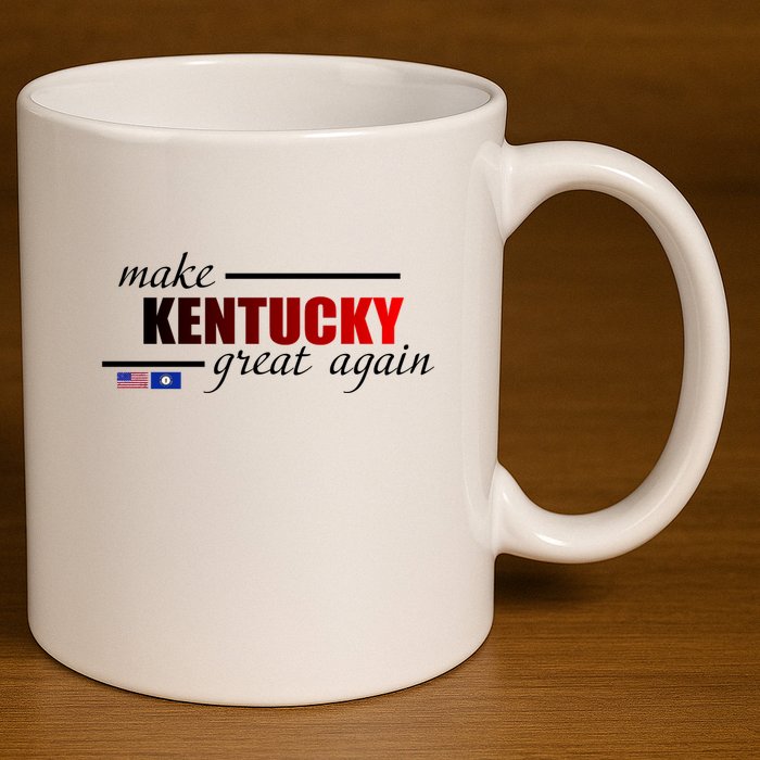 Make Kentucky Great Again 11oz C Handle Ceramic Mug