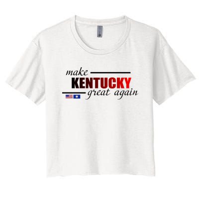 Make Kentucky Great Again Women's Crop Top Tee