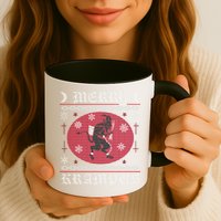 Merry Krampus. Goth Christmas Ugly Sweater. Krampus Xmas Mug