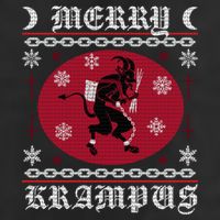 Merry Krampus Goth Christmas Ugly Sweater Krampus Xmas Great Gift Cool Comfort Performance Bucket Hat