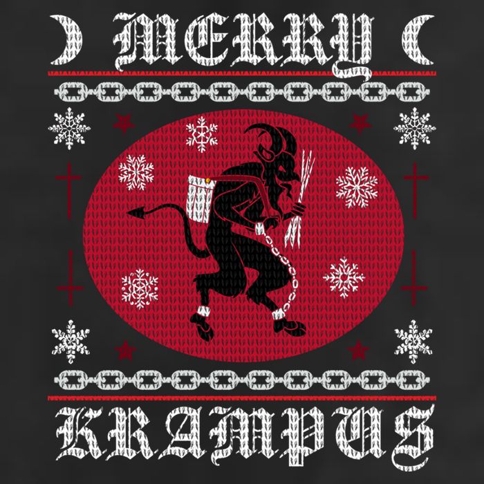 Merry Krampus Goth Christmas Ugly Sweater Krampus Xmas Great Gift Cool Comfort Performance Bucket Hat