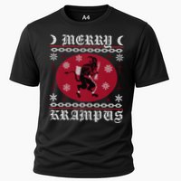 Merry Krampus Goth Christmas Ugly Sweater Krampus Xmas Great Gift Cooling Performance Crew T-Shirt
