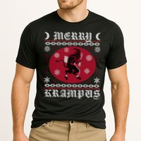 Merry Krampus Goth Christmas Ugly Sweater Krampus Xmas Great Gift Cooling Performance Crew T-Shirt