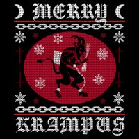 Merry Krampus Goth Christmas Ugly Sweater Krampus Xmas Great Gift Cooling Performance Crew T-Shirt