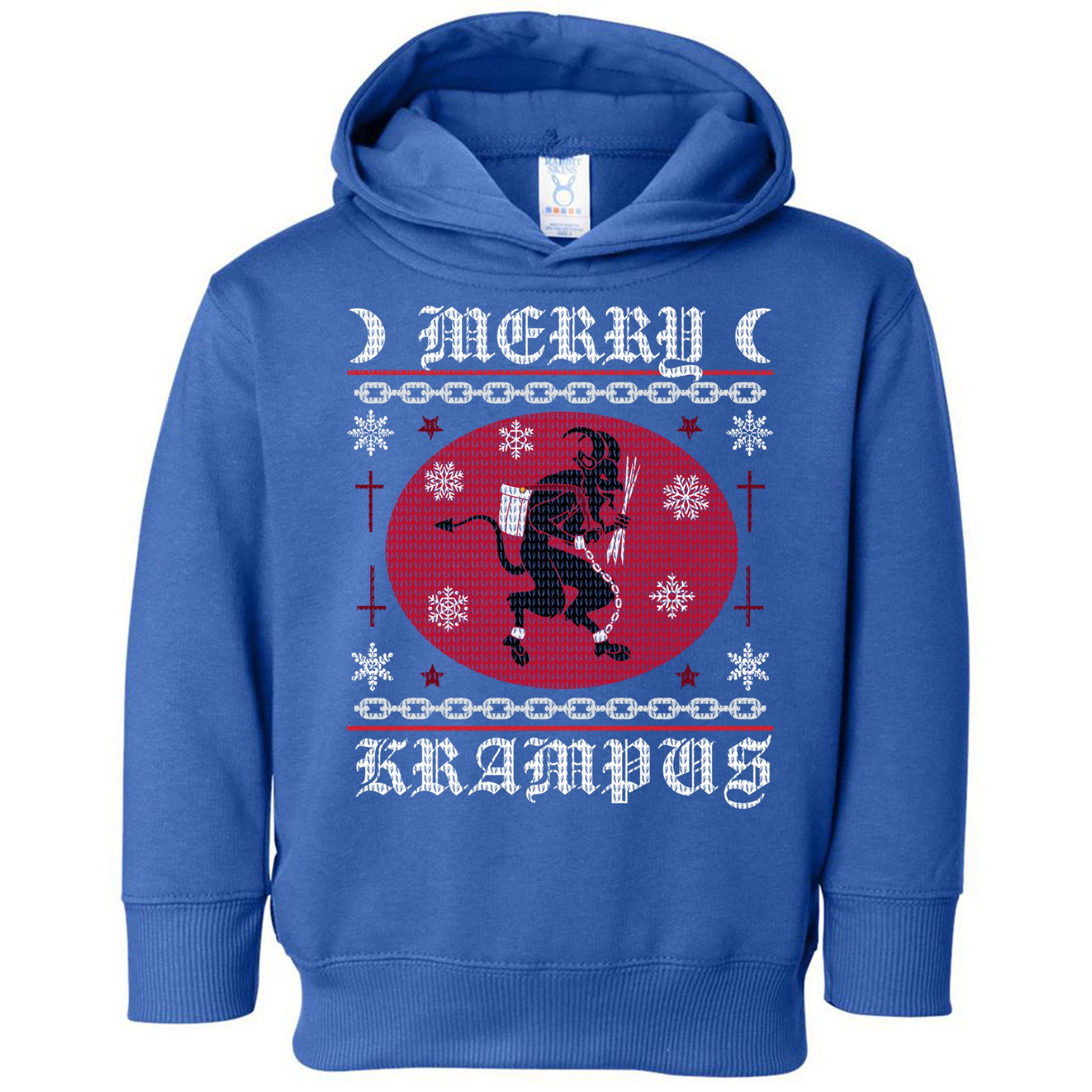 Merry Krampus Goth Christmas Ugly Sweater Krampus Xmas Great Gift Toddler Hoodie