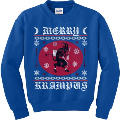 Merry Krampus Goth Christmas Ugly Sweater Krampus Xmas Great Gift Kids Sweatshirt