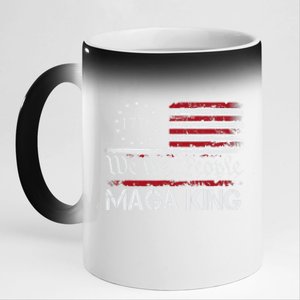 Maga King, Great Maga King, The Great Maga King, Ultra Maga 11oz Black Color Changing Mug