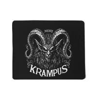 Merry Krampus Goth Xmas Krampus Dark Academia Mousepad