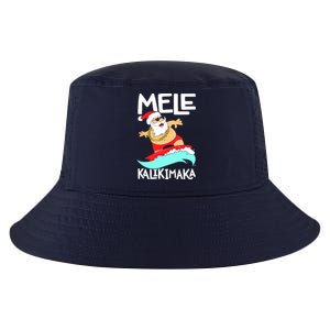 Mele Kalikimaka Hawaiian Christmas Hawaii Surfing Santa Cool Comfort Performance Bucket Hat