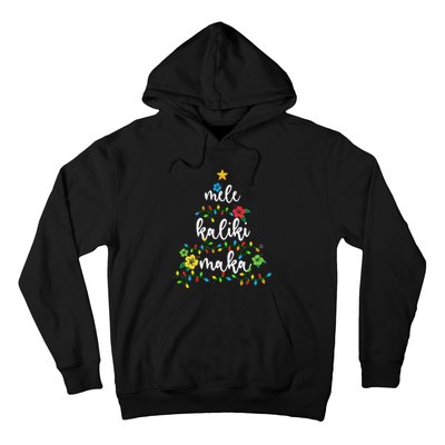 Mele Kalikimaka Hawaiian Merry Christmas Hawaii Hoodie