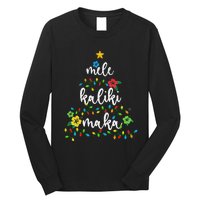 Mele Kalikimaka Hawaiian Merry Christmas Hawaii Long Sleeve Shirt