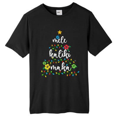 Mele Kalikimaka Hawaiian Merry Christmas Hawaii Tall Fusion ChromaSoft Performance T-Shirt