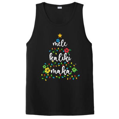 Mele Kalikimaka Hawaiian Merry Christmas Hawaii PosiCharge Competitor Tank