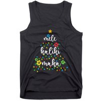 Mele Kalikimaka Hawaiian Merry Christmas Hawaii Tank Top