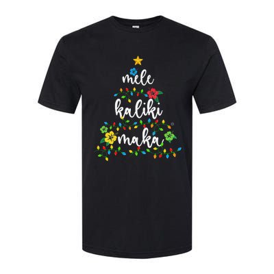 Mele Kalikimaka Hawaiian Merry Christmas Hawaii Softstyle CVC T-Shirt