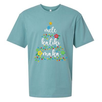 Mele Kalikimaka Hawaiian Merry Christmas Hawaii Sueded Cloud Jersey T-Shirt