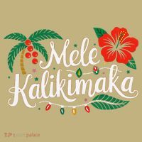 Mele Kalikimaka Hibiscus Palm Waikiki Big Island Christmas Long Sleeve Shirt