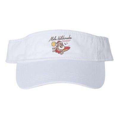 Mele Kalikimaka Hawaiian Christmas Mele Kalikimaka Valucap Bio-Washed Visor