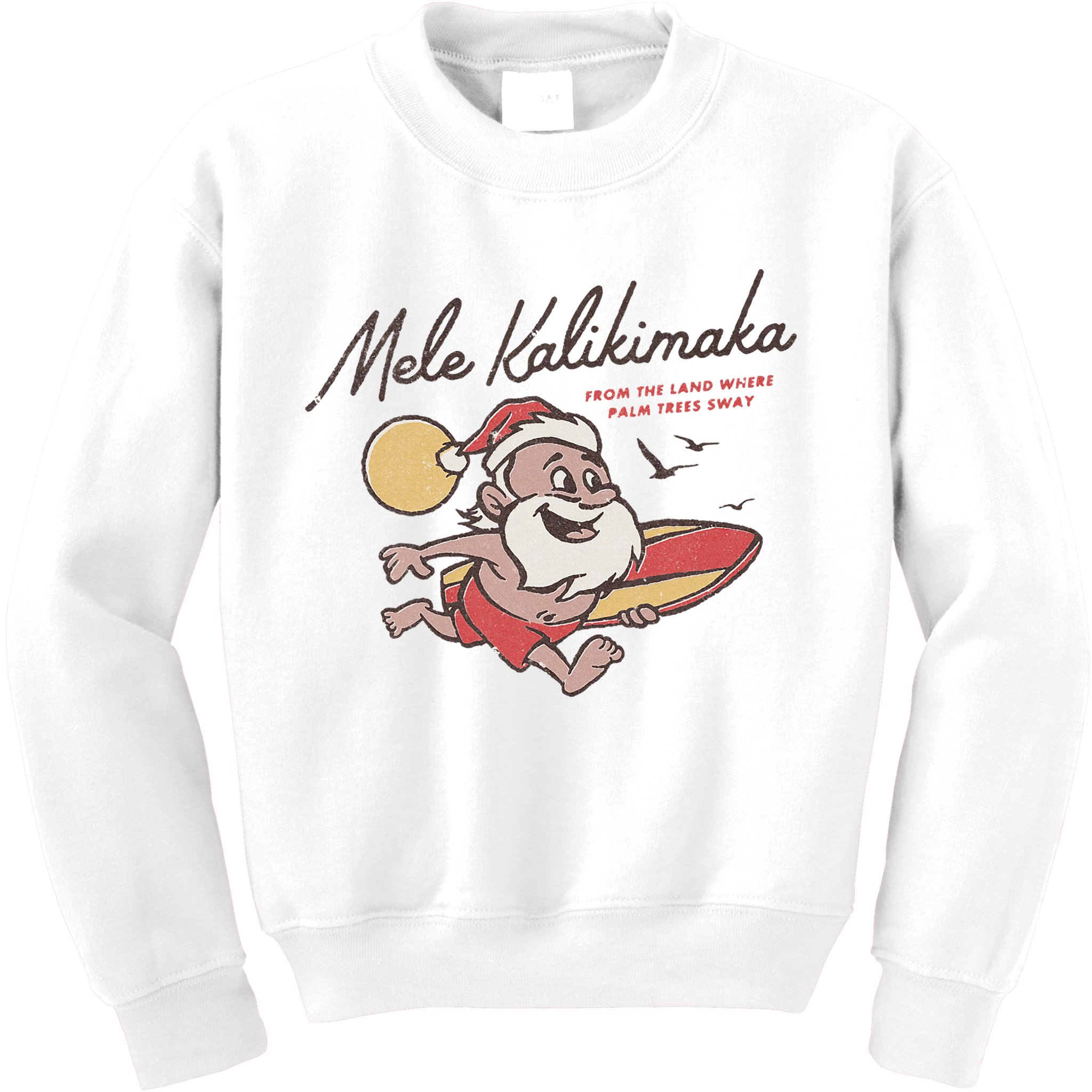 Mele Kalikimaka Hawaiian Christmas Mele Kalikimaka Kids Sweatshirt