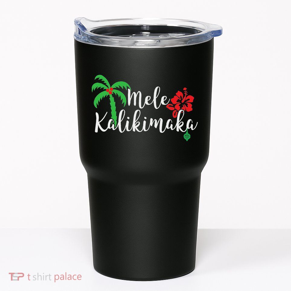Mele Kalikimaka Hawaiian Merry Christmas Tumbler