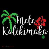 Mele Kalikimaka Hawaiian Merry Christmas Kids T-Shirt